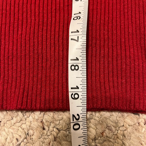 Sweater Vest Red Large - Picture 3 of 5